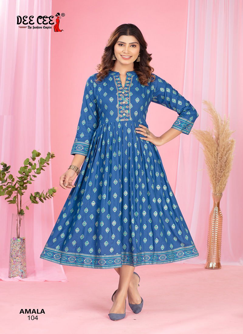 Amala By Deecee Casual Wear Fancy Rayon Kurtis Suppliers In India